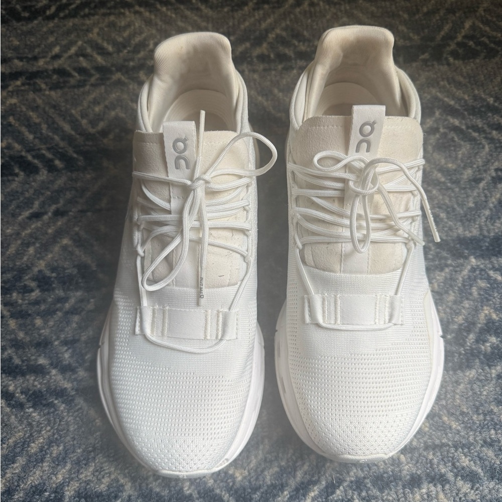 On women’s running Cloudnova Sneaker in All White